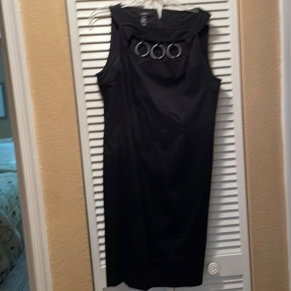 Black casual chic dress